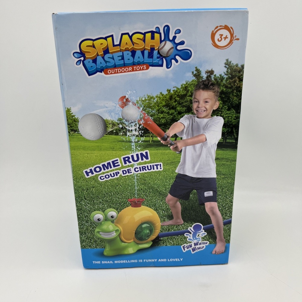 Baseball Sprinkler for Kids, Outdoor Toys Play for Toddlers 3-5, Water Toys